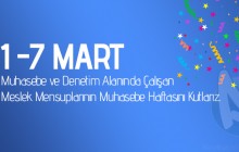 1 - 7 Mart Muhasebe Haftası