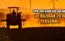Çiftçi Kayıt Sistemi İçin Son Hafta