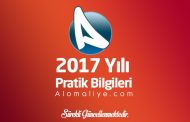 2017 Yılı Pratik Bilgiler