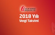 2018 Yılı Vergi Takvimi