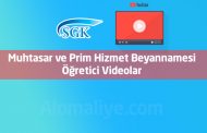 Muhtasar ve Prim Hizmet Beyannamesi Videoları