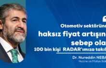 Otomotiv Sektöründe Haksız Fiyat Artışına Sebep Olan 100 Bin Kişi Tespit Edildi