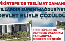 Fikirtepe’de Teslimatlar Başladı: 11 Bin 729 Bağımsız Bölüm Tamamlandı