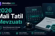 2026 Mali Tatil Mevzuatı
