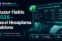 Huzur Hakkı 2026 - Excel Hesaplama Şablonu